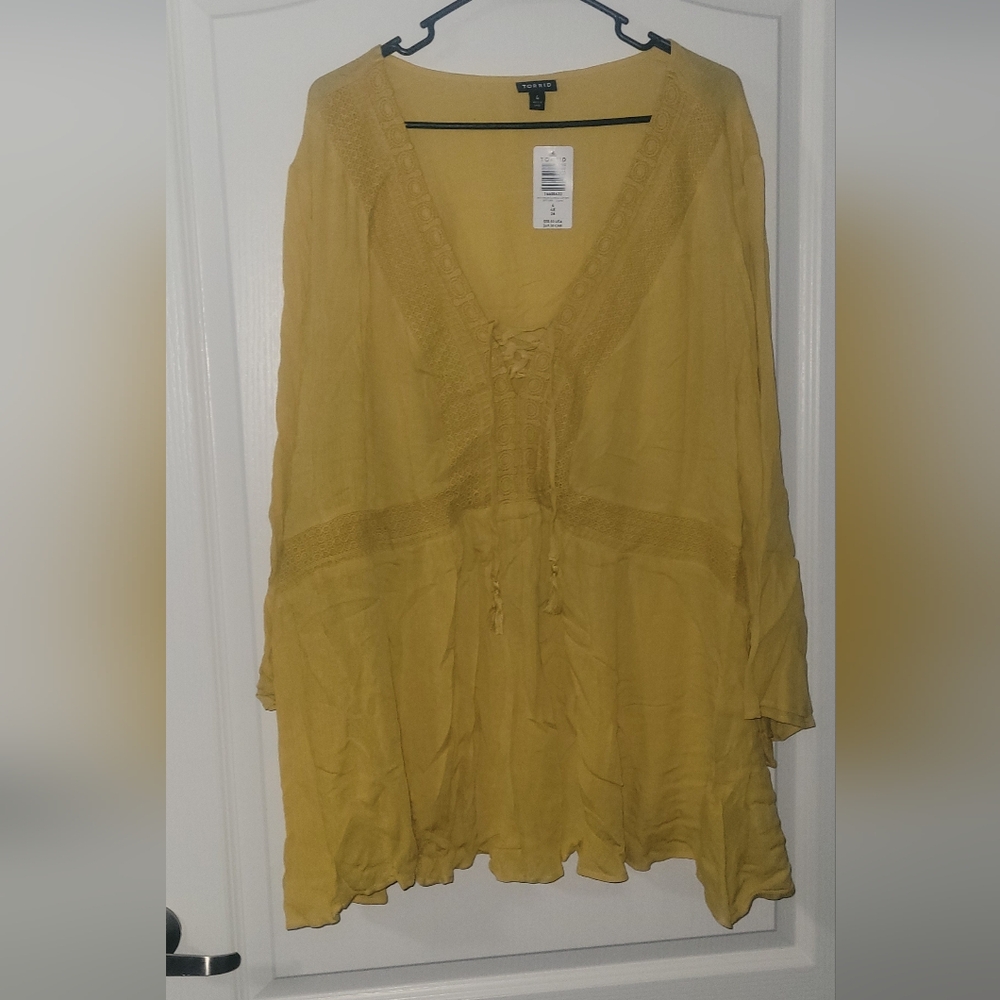 Torrid Vibrant Yellow Top